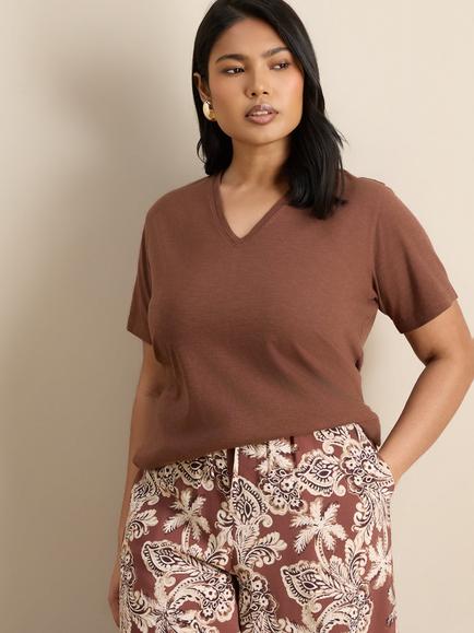 Live Unlimited Floral Drawstring Trousers, Brown - view 2, Brown