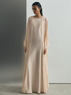 Reiss Flora Maxi Dress, Cream, Cream