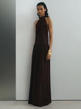 reiss opi satin maxi dress REISS Opi Satin Maxi Dress