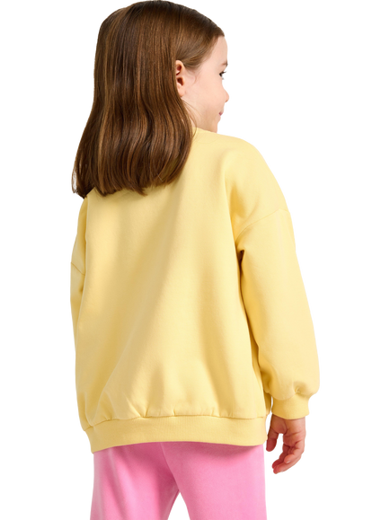 Lindex Kids' Besties Sweatshirt, Light Yellow - view 2, Light Yellow