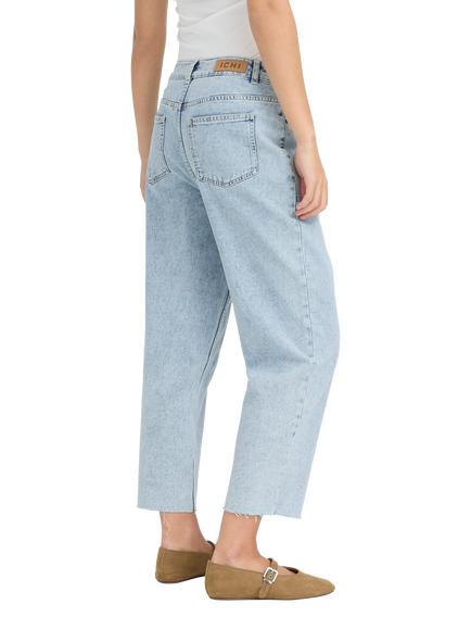 ICHI Perella High Rise Ankle Jeans, Light Blue - view 2, Light Blue