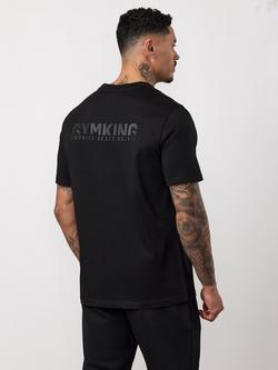 Gym King Nothing Beats Belief 2.0 Jersey T-Shirt, Black