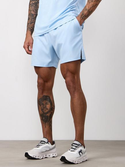 Gym King Debossed Camo Short, Blue