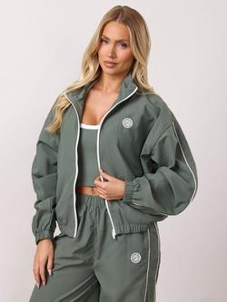 Gym King Composure Woven Full Zip Track Jacket, Green
