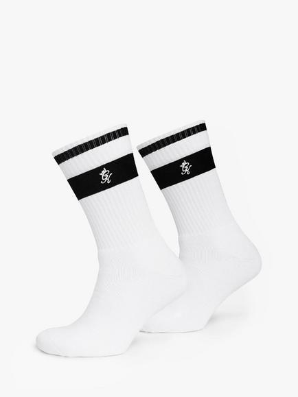 Gym King Fundamental Socks, White