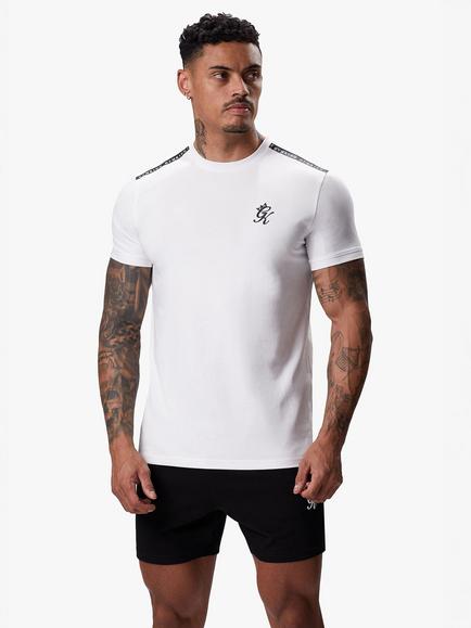 Gym King Taped Jersey T-Shirt - view 2, White