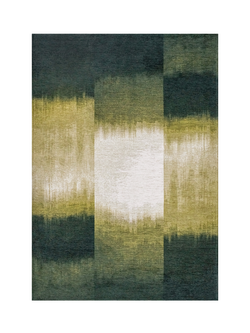 Louis De Poortere Sendai Abstract Check Rug, Green