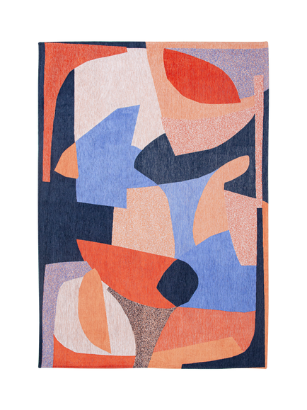 Louis De Poortere Shapes Abstract Rug, Multi, Multi