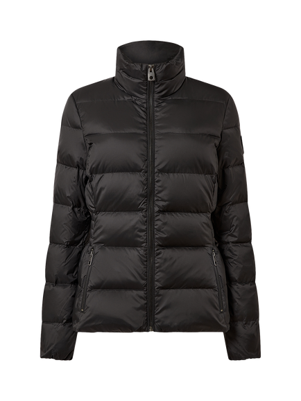 Belstaff Calgary Funnel Neck Insulated Jacket, Black, Black
