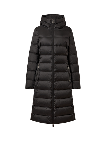 Belstaff Canmore Insulated Hooded Coat, Black, Black