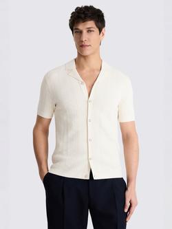 Moss Regular Fit Pointelle Shirt, Off-white, Off-white
