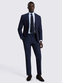 Moss Slim Fit Performance Wool Blend Suit Jacket, Blue - view 2, Blue