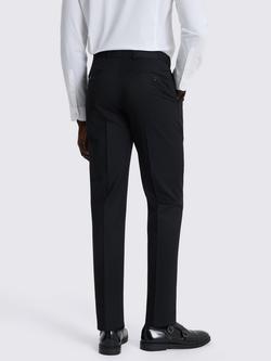 Moss Slim Fit Wool Blend Suit Trousers, Black - view 2, Black