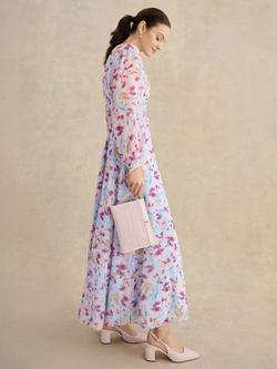 Hobbs Catherine Wristlet Bag, Pale Pink - view 2, Pale Pink