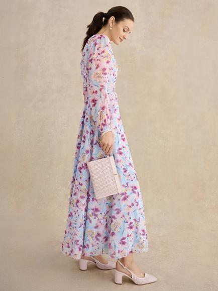 Hobbs Catherine Wristlet Bag, Pale Pink - view 2, Pale Pink
