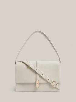 Hobbs Cassidy Crossbody Leather Bag, Warm Ivory