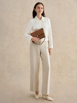 Hobbs Cassidy Crossbody Leather Bag - view 2, Tan