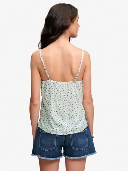 Superdry Floral Cami Top, Off White - view 2, Off White
