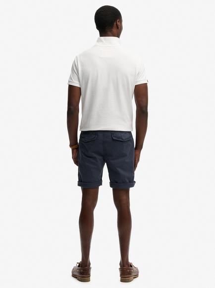 Superdry Utility Chino Shorts, Baltic Blue - view 2, Baltic Blue