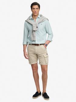 Superdry Core Stretch Cotton Cargo Shorts, Sand, Sand
