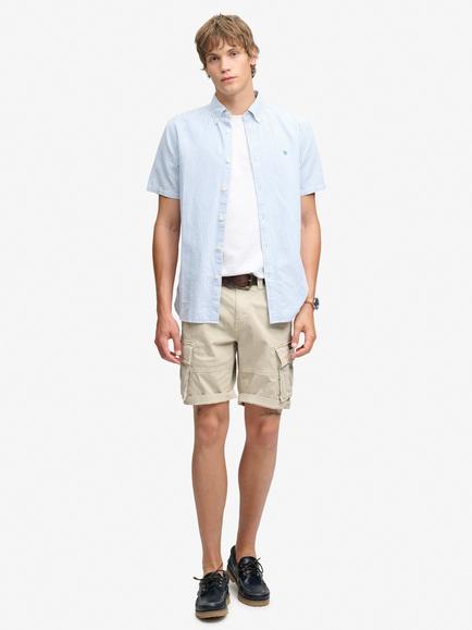Superdry Core Stretch Cotton Cargo Shorts, Sand
