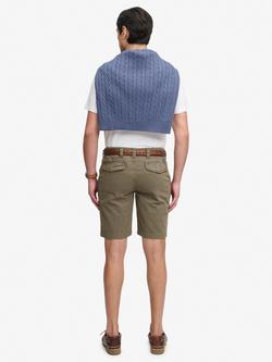 Superdry Utility Stretch Cotton Chino Shorts - view 2, Chive Green