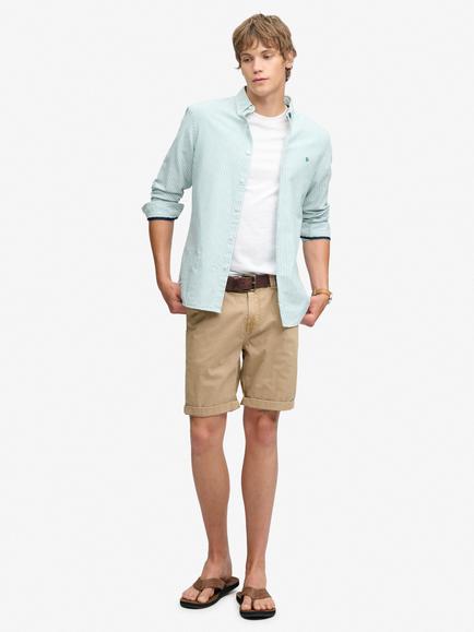 Superdry Utility Stretch Cotton Chino Shorts, Overcast Beige