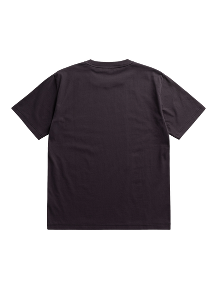Norse Projects Logo Print Cotton T-Shirt, Darkest Purple - view 2, Darkest Purple