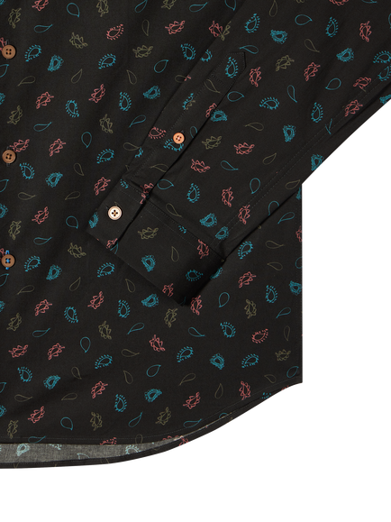 Paul Smith Printed Pop Shirt, Black/Multi - view 2, Black Multi