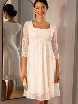 Tiffany Rose Lucienne Lace Maternity Dress, Ivory, Ivory