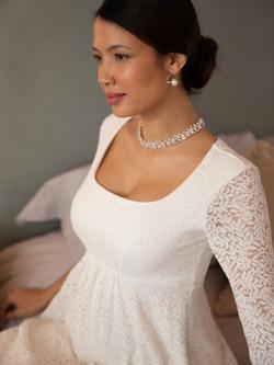 Tiffany Rose Lucienne Lace Maternity Dress, Ivory - view 2, Ivory