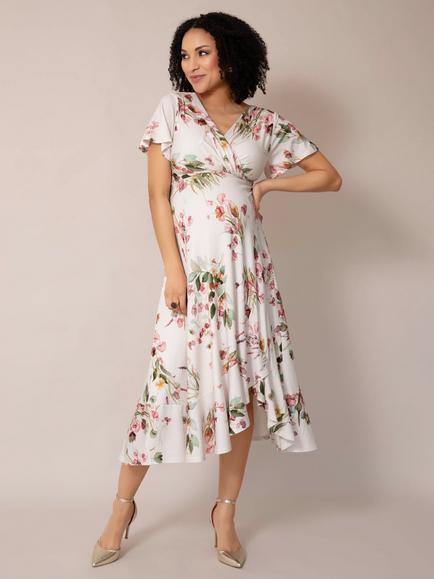 Tiffany Rose Rosalie Floral Maternity Dress, Petal Pink Floral, Petal Pink Floral