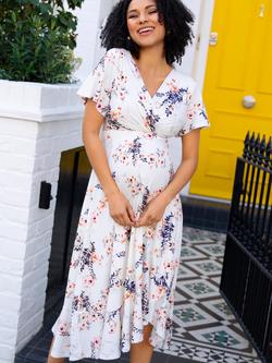 Tiffany Rose Rosalie Floral Midi Dress, Japanese Garden - view 2, Japanese Garden