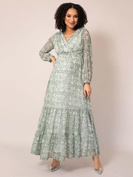 Tiffany Rose Bella Floral Maternity Dress, Botanical Green, Botanical Green
