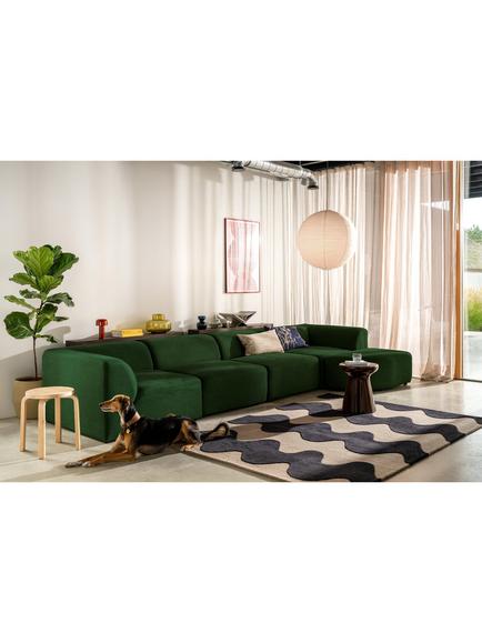 Marimekko Lokki Hand Tufted Pure Wool Rug - view 2, Black