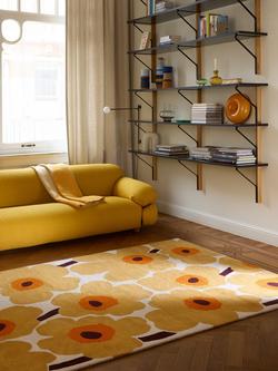 Marimekko Unikko Hand Tufted Pure Wool Rug, Honey - view 2, Honey