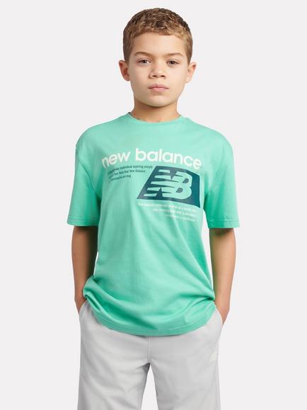 New Balance Kids' Relaxed Player Graphic T-Shirt, Deep End, Deep End
