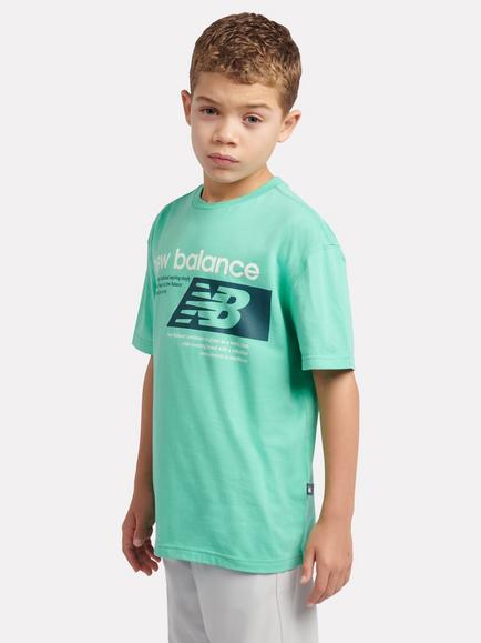 New Balance Kids' Relaxed Player Graphic T-Shirt, Deep End - view 2, Deep End