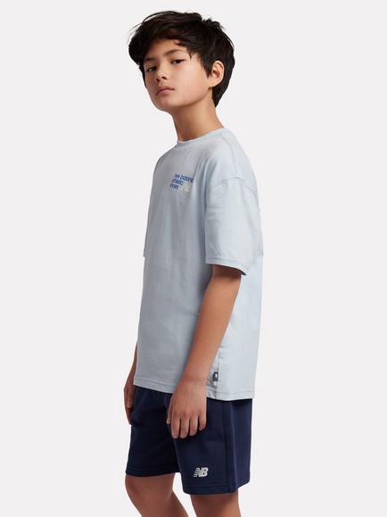 New Balance Kids' Athletics Shoes Graphic T-Shirt, Oxford Blue - view 2, Oxford Blue