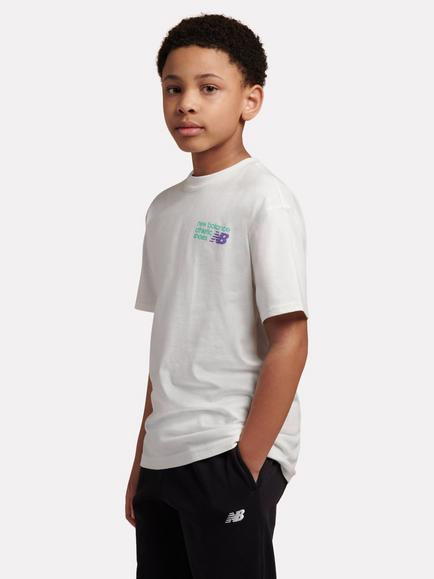 New Balance Kids' Athletics Shoes Graphic T-Shirt, Sea Salt - view 2, Sea Salt