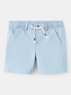 Mango Baby Drawstring Waist Bermuda Shorts, Sky Blue, Sky Blue