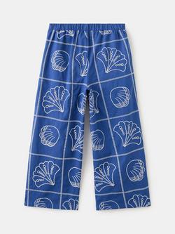 Mango Kids' Shell Trousers, Electric Blue, Electric Blue