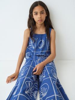 Mango Kids' Shell Trousers, Electric Blue - view 2, Electric Blue