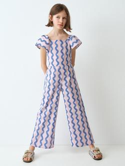 Mango Kids' Jumpsuit, Pink, Pink
