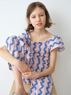 Mango Kids' Jumpsuit, Pink - view 2, Pink