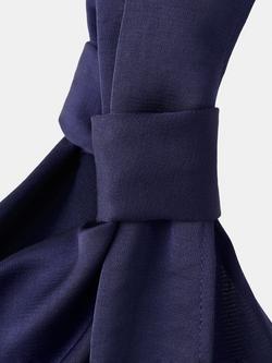 Mango One Shoulder Mini Dress, Midnight Blue - view 2, Midnight Blue