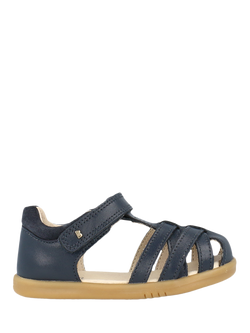 Bobux Kid's Cross Jump I-Walk Leather Sandals, Navy, Navy