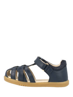 Bobux Kid's Cross Jump I-Walk Leather Sandals, Navy - view 2, Navy