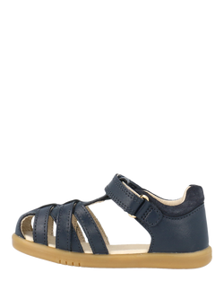 Bobux Kids' Cross Jump Kid+ Leather Sandals, Navy - view 2, Navy