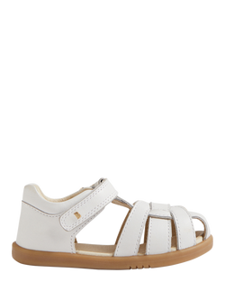 Bobux Kids' Skip Twist I-Walk Leather Sandals, White